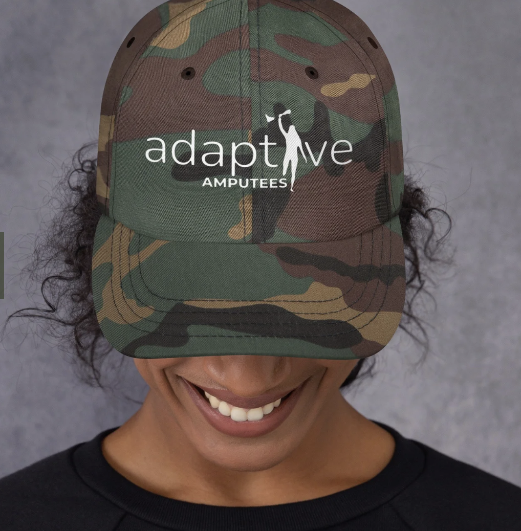 Adaptive Amputees baseball cap in camouflage